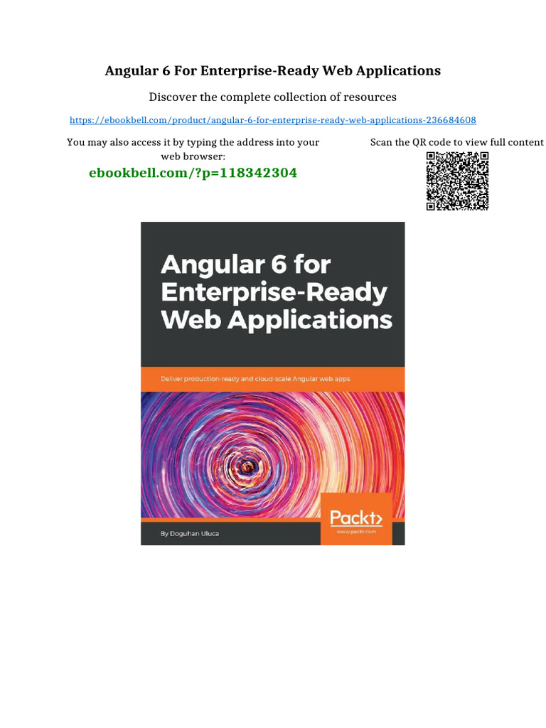 Angular 6 For Enterprise-Ready Web Applications Updated 2025 | PDF ...