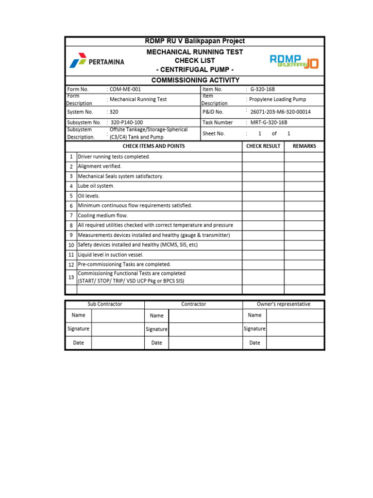 MRT Form, Mark-Up | PDF | Pump | Continuum Mechanics
