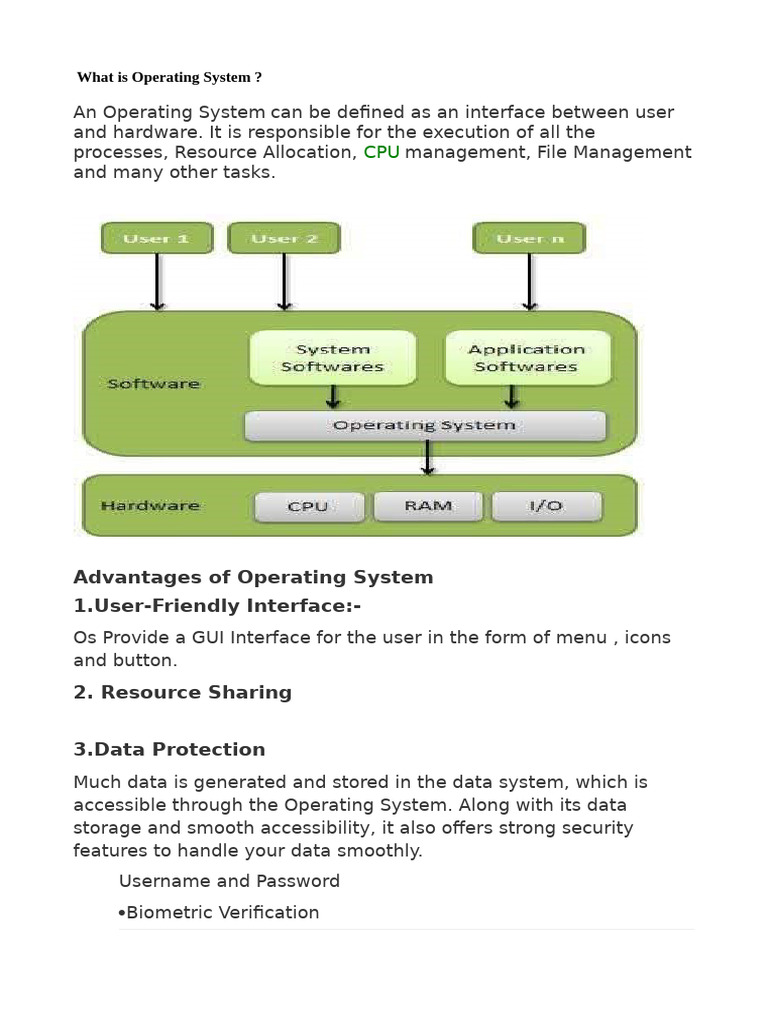 Unit 1 Os Notes DCS 3rd Sem | PDF | Operating System | Linux Distribution