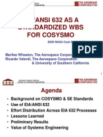 Eia/Ansi 632 As A Standardized Wbs For Cosysmo