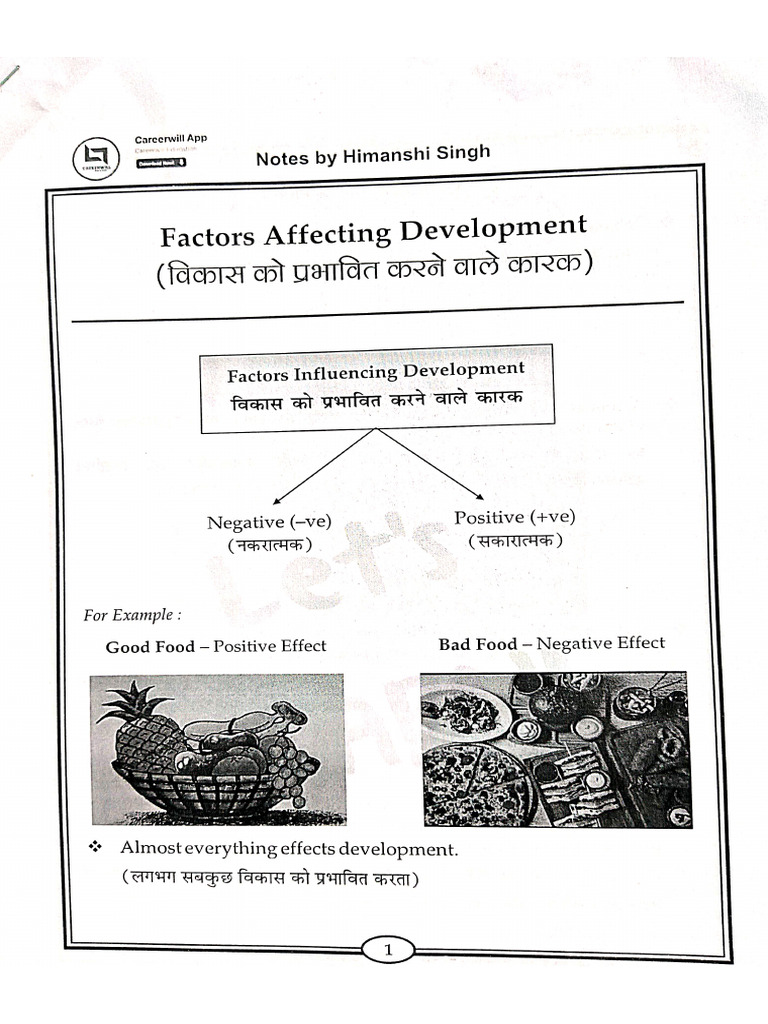 Factor Effecting Development | PDF