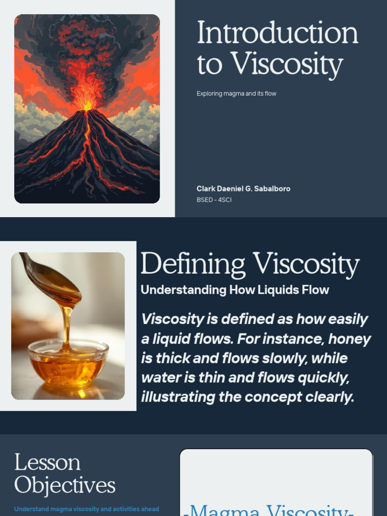 Introduction To Viscosity | PDF | Magma | Viscosity