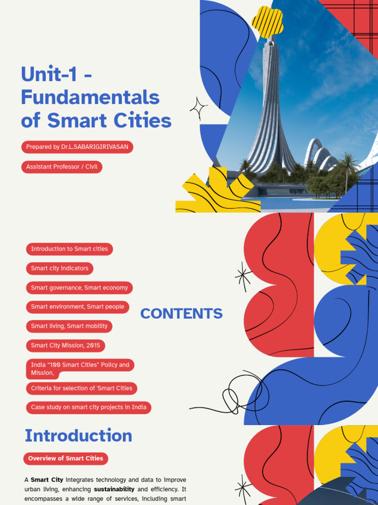 Unit 1 - Fundamentals of Smart Cities Today | PDF | Internet Of Things ...