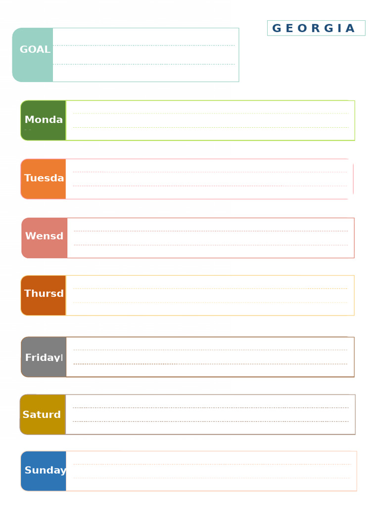 Week Plan | PDF