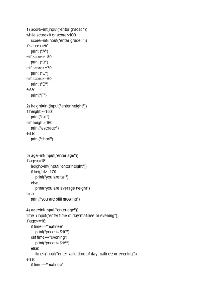 Selection Structures | PDF
