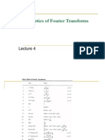Some Properties of Fourier Transforms