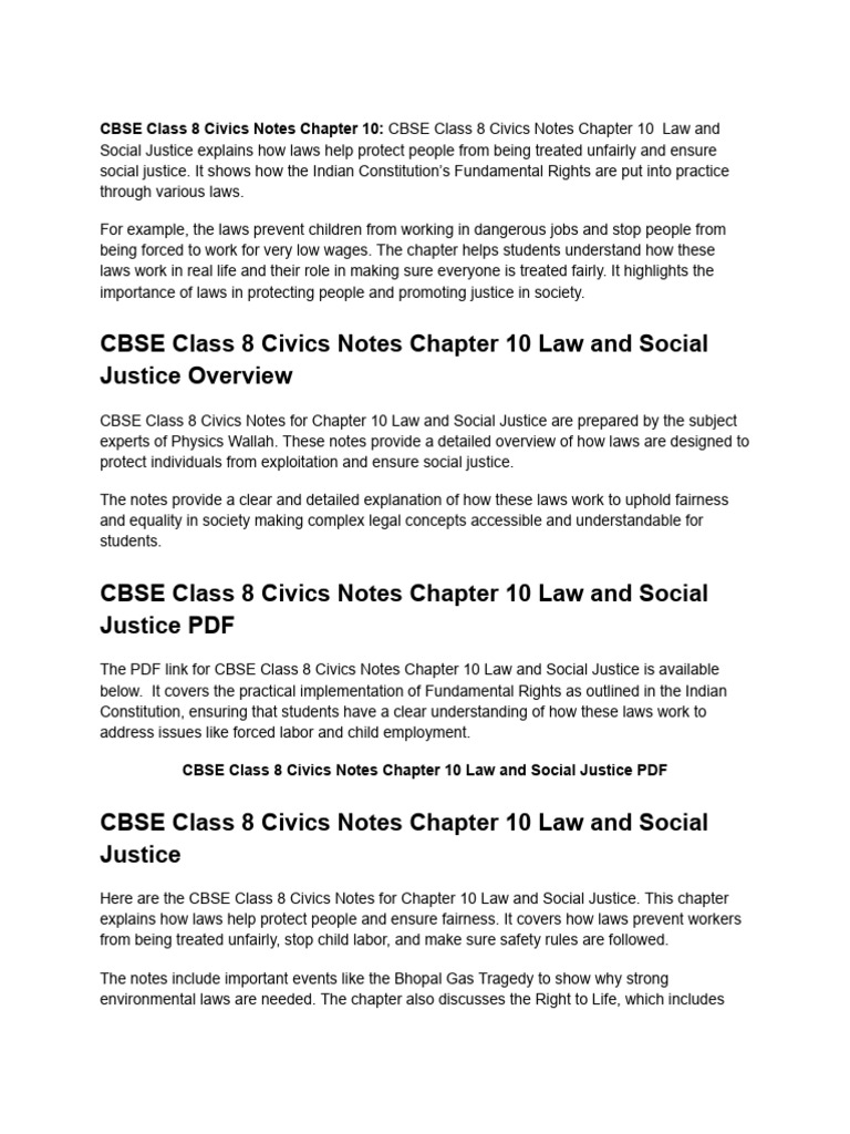 Political Chapter 10 Notes | PDF