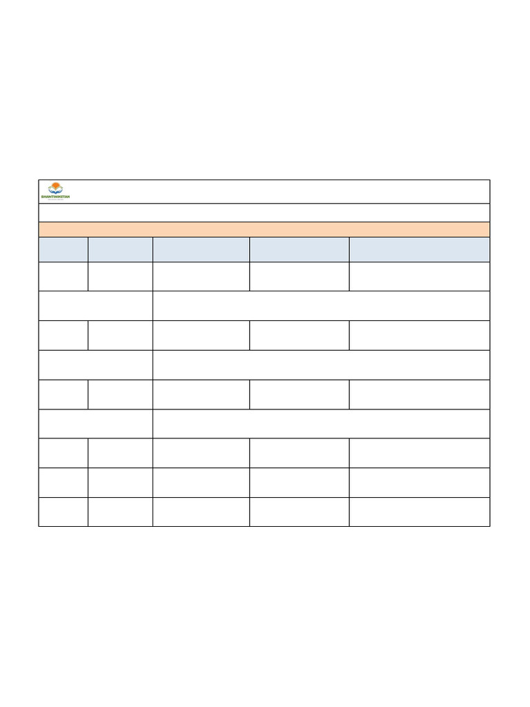 Grade-9 Mid Term Exam Time Table 2025 | PDF