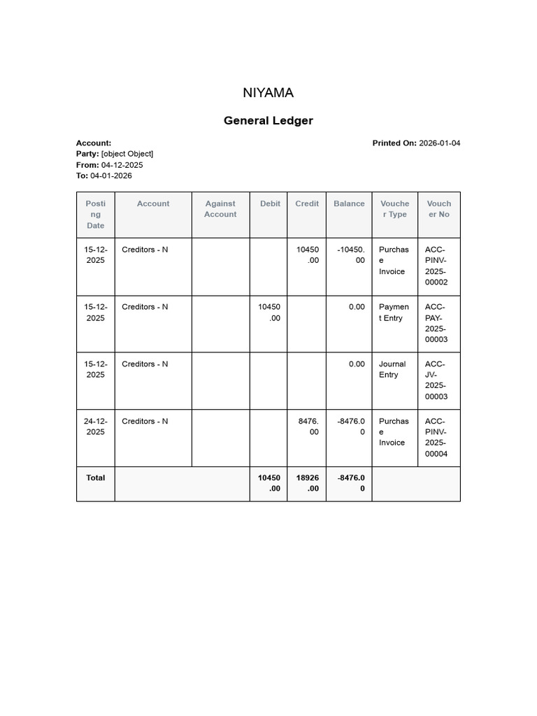 General Ledger 3 | PDF