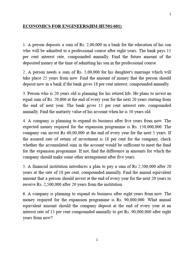 Efe Cashflow Prbl19012023 | PDF | Net Present Value | Financial Accounting