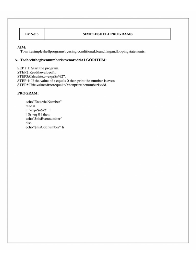 CS3461 - OS LAB PROGRAMS Edited 1 | PDF