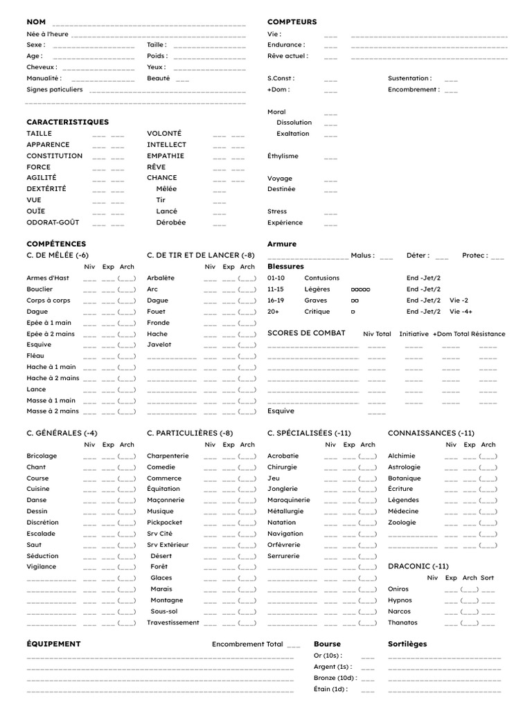 Feuille Lexend | PDF