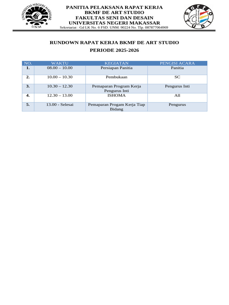 Rundown Raker Terbaru | PDF