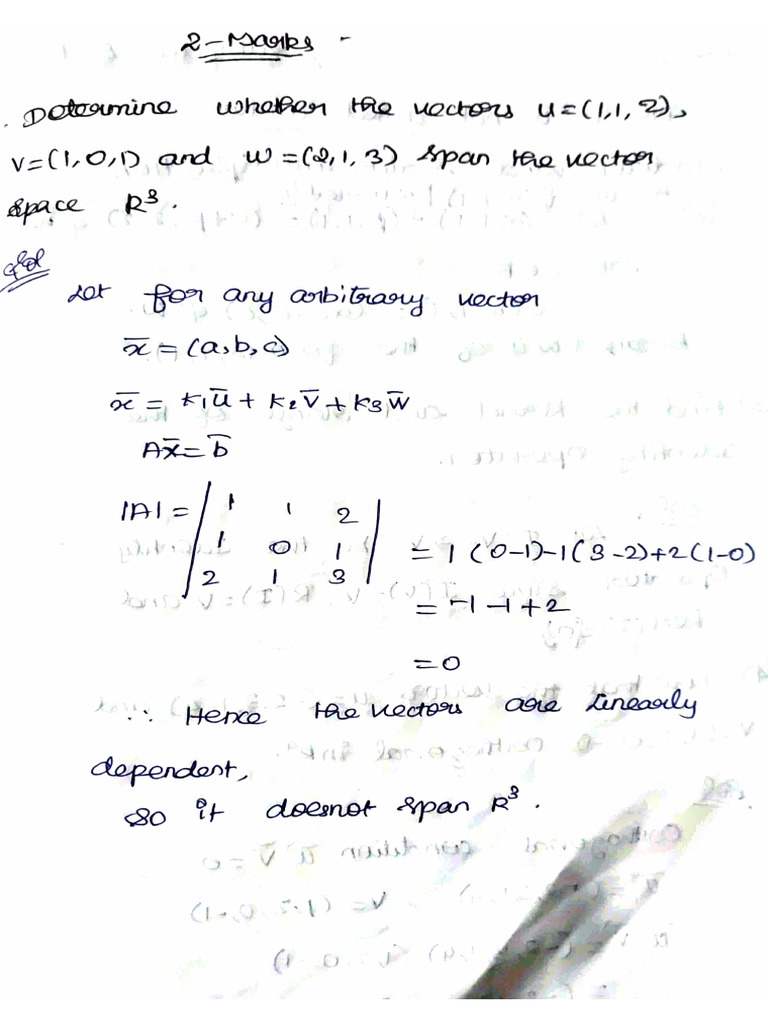 Unit 1 - 2 Marks | PDF