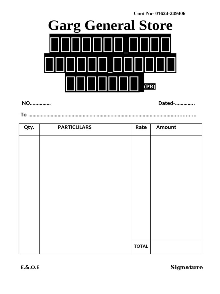 Garg General Store | PDF