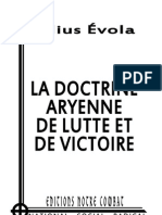 Evola Julius, Doctrine Aryenne de Lutte Et de Victoire (2012)