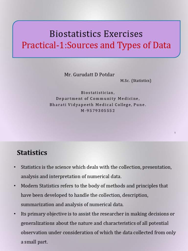 1 Practical Data Sourses and Types GP | PDF | Level Of Measurement ...