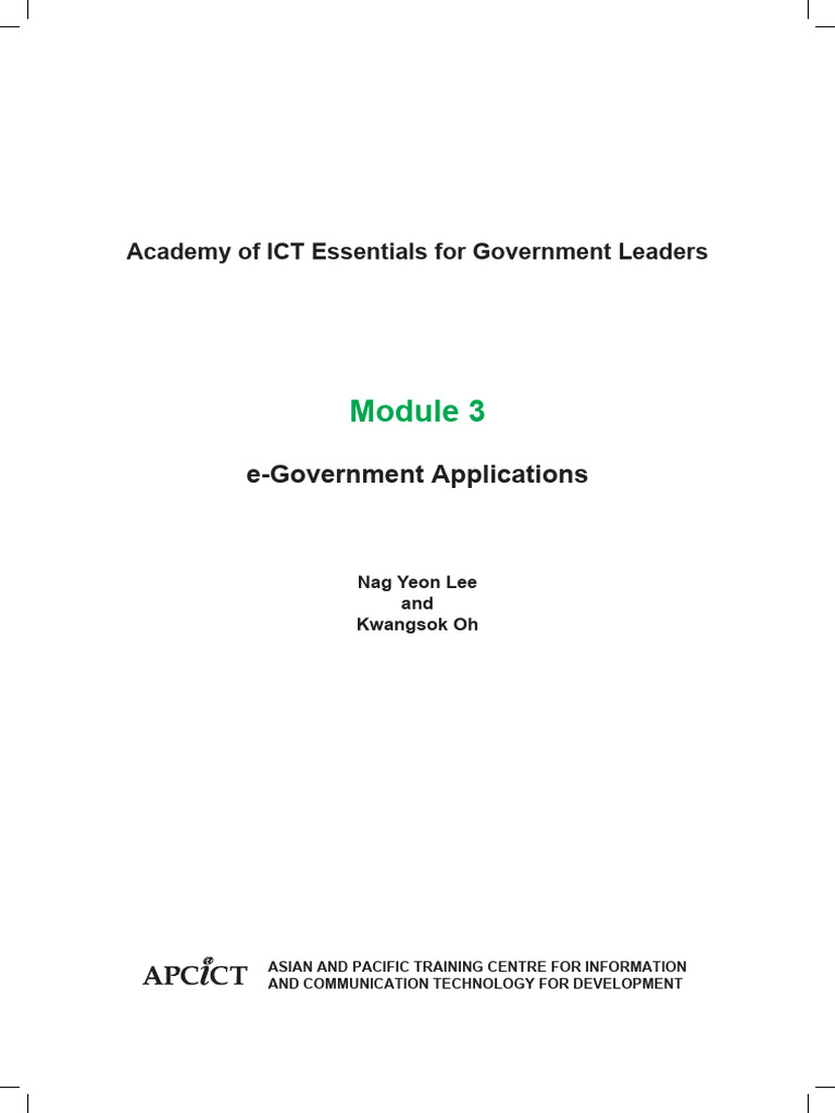Academy 2.0 Module 3 | PDF | E Government | Computing