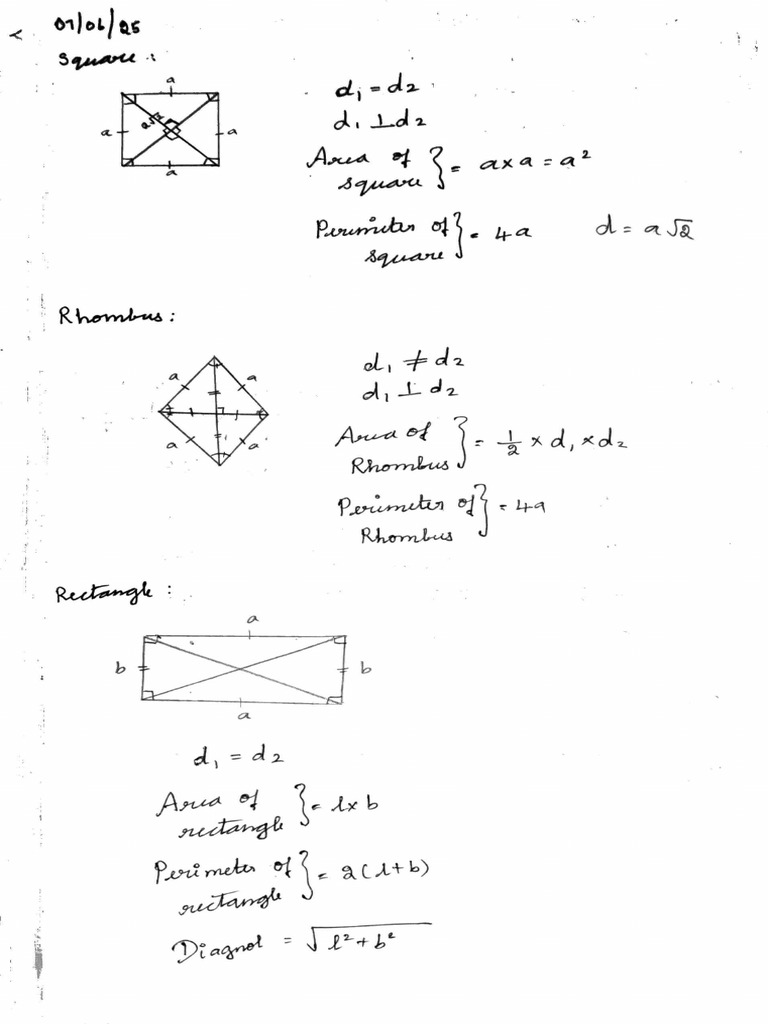 Mensuration 2D Problems | PDF