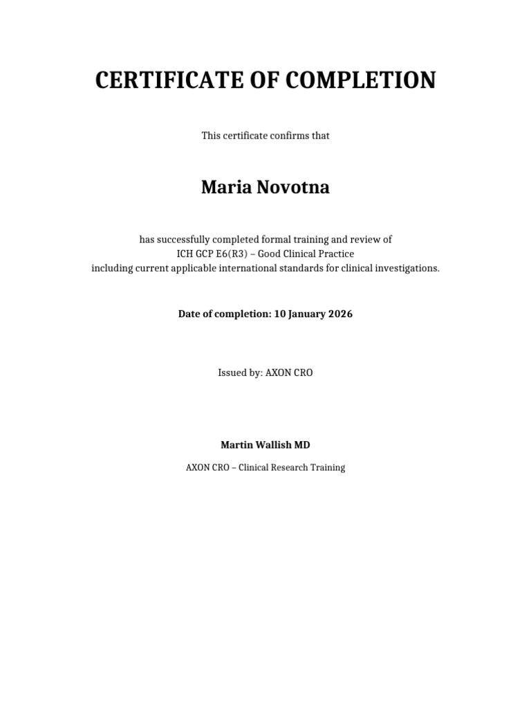 GCP E6R3 Certificate Maria Novotna | PDF