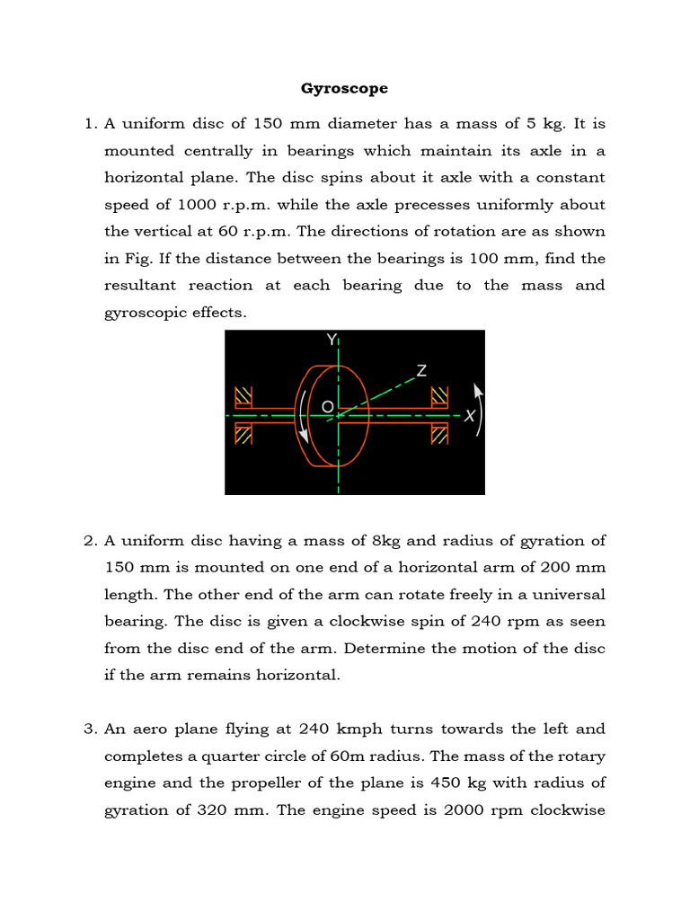 Gyroscope Problems | PDF