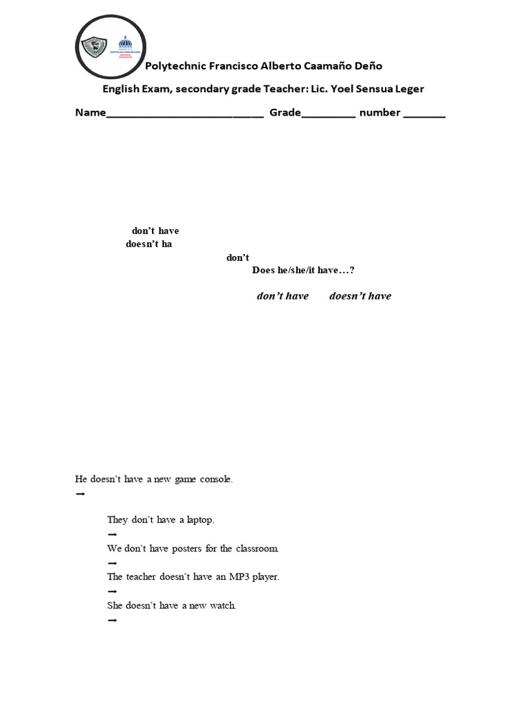 Have and Adjective Practice | PDF | Chess | Chess Theory
