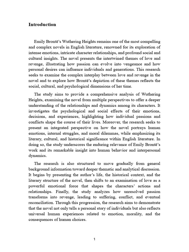 المستند | PDF | Wuthering Heights | Heathcliff (Wuthering Heights)