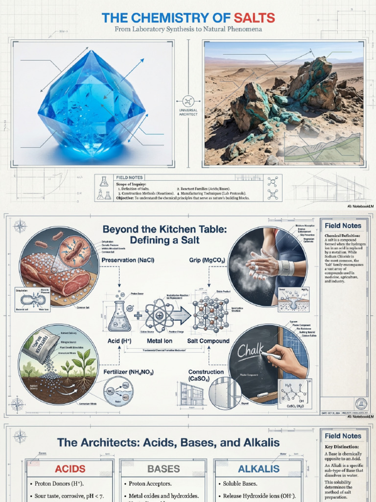 Salts Reactions and Techniques | PDF