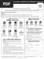ASCIA Action Plan Anaphylaxis Anapen 2025 | PDF | Allergy | Medical ...