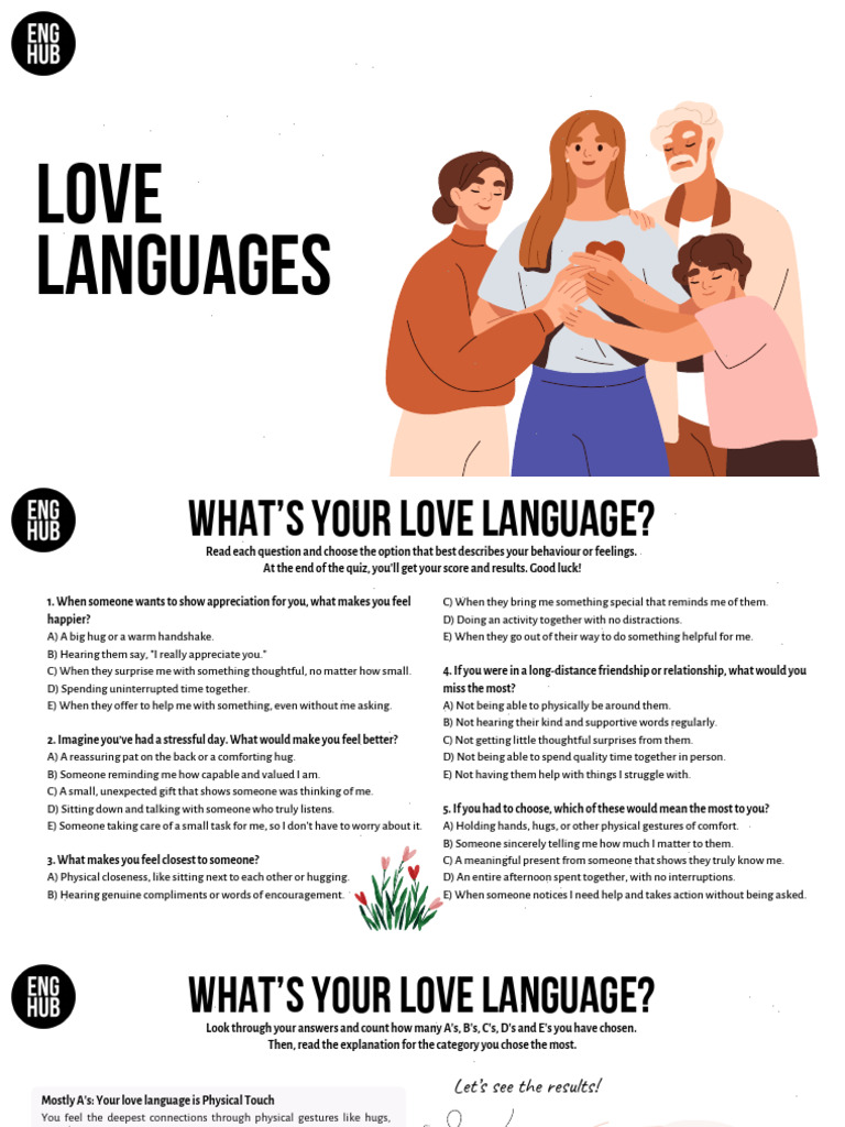 B2-C1 Love Languages SV | PDF | Love | Communication