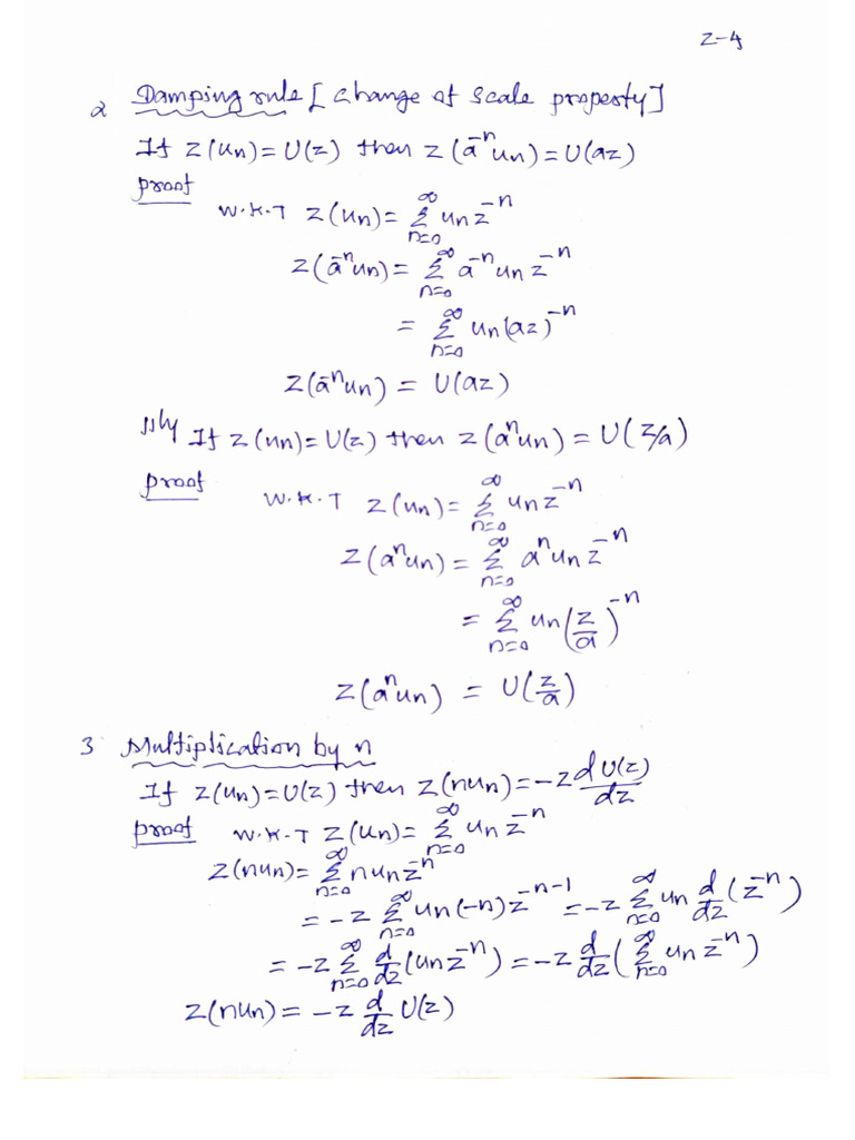 13 Z Transform 2 | PDF