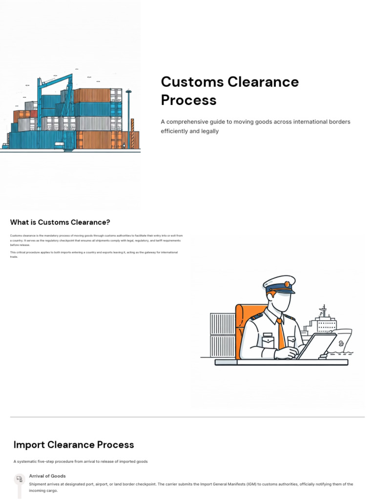 Customs-Clearance-Process - PPTX 20251106 223800 0000 | PDF | Customs ...