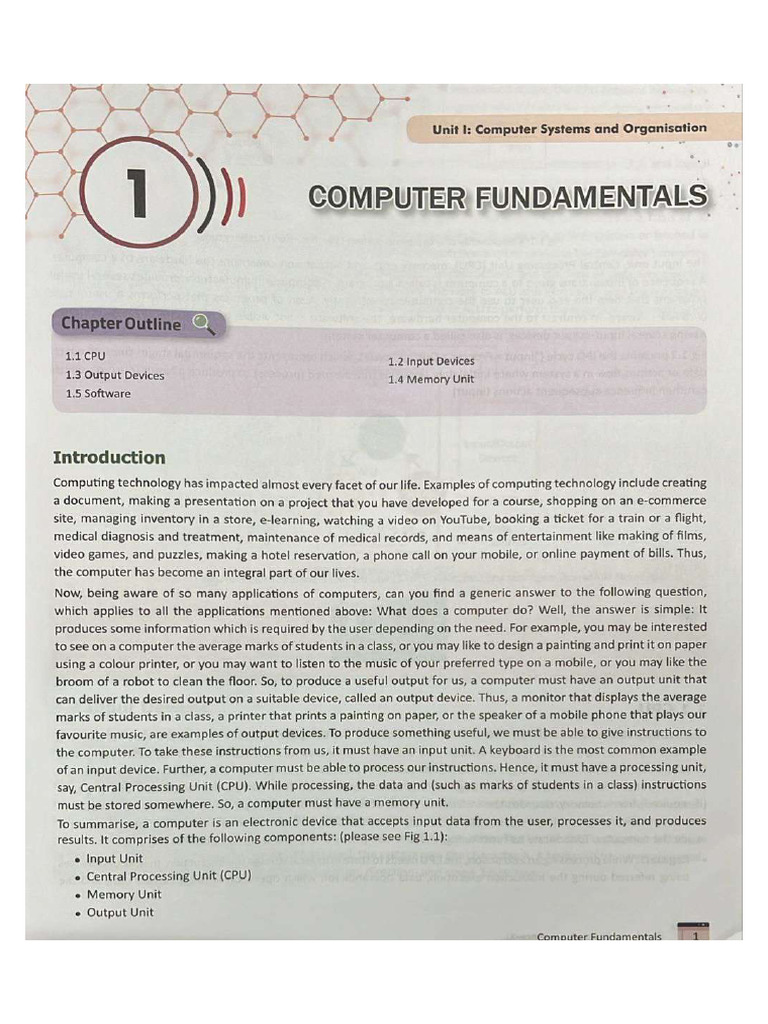CH 1 Comp. Sci XI | PDF