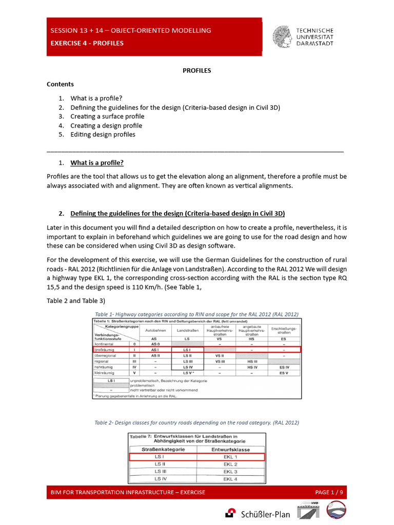 2024 12 04 BIM4ti Exercise 4 Profiles | PDF | Tangent | Building ...