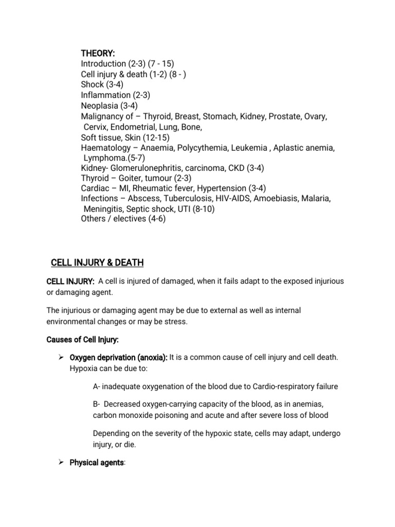 Pathology Material | PDF | Diseases And Disorders | Neoplasms