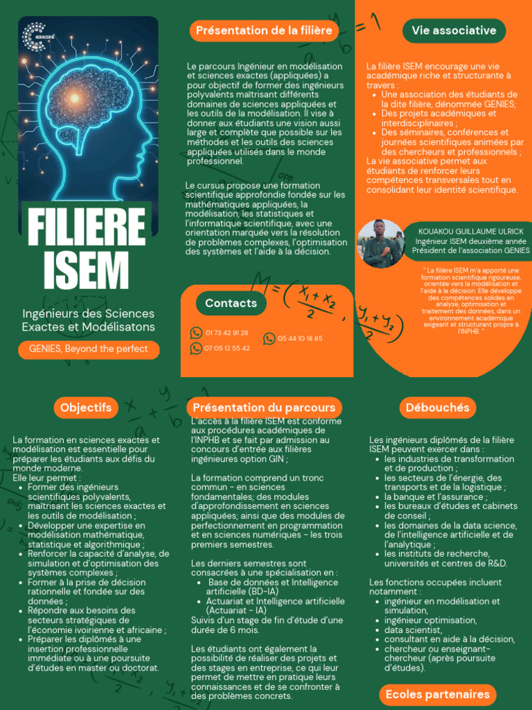 Brochure ISEM | PDF | Intelligence artificielle | Intelligence (IA) et ...