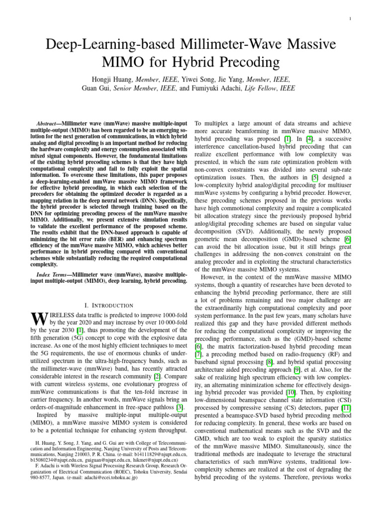 1901.06537v1 (1) | PDF | Mimo | Deep Learning