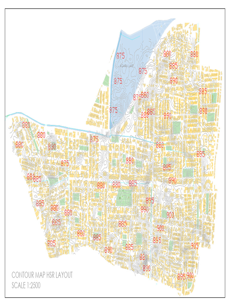 HSR Contour Map | PDF