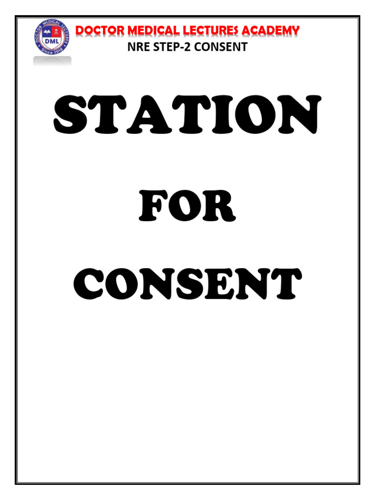 NRE Step 2 Consent Notes | PDF