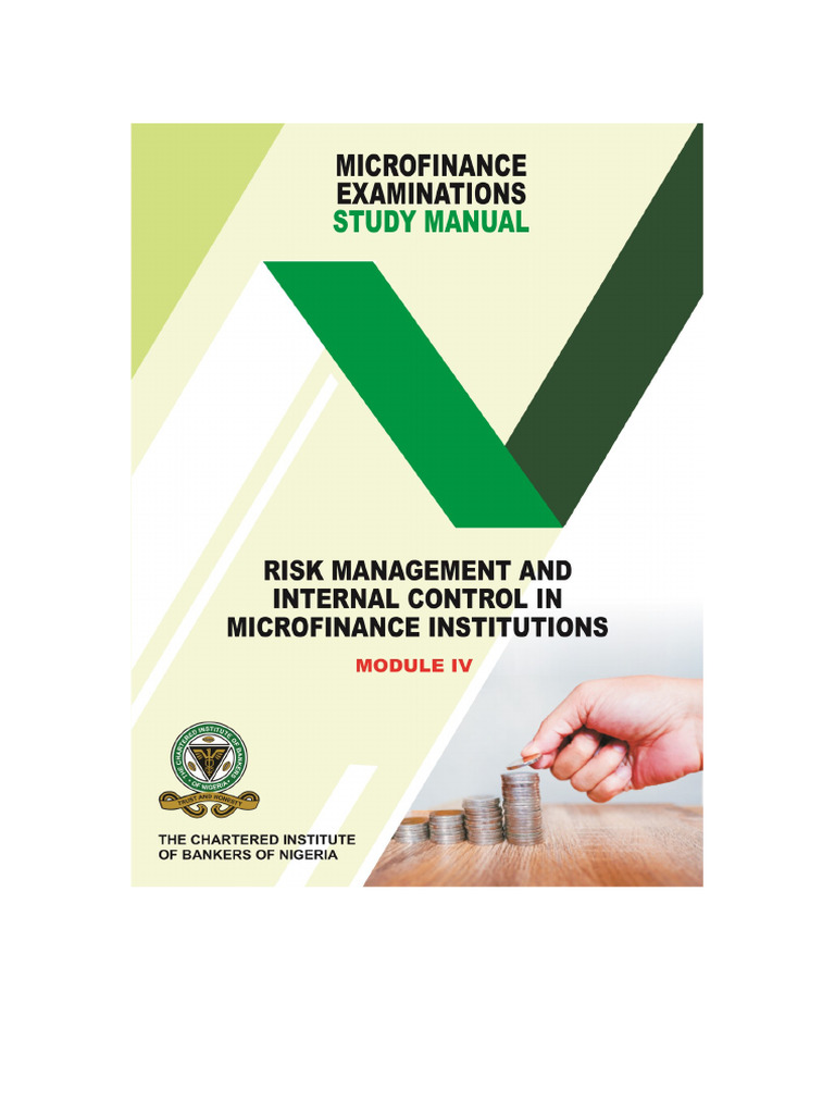 Module IV - Risk MGT & Internal Control in Microfinance Institutions ...