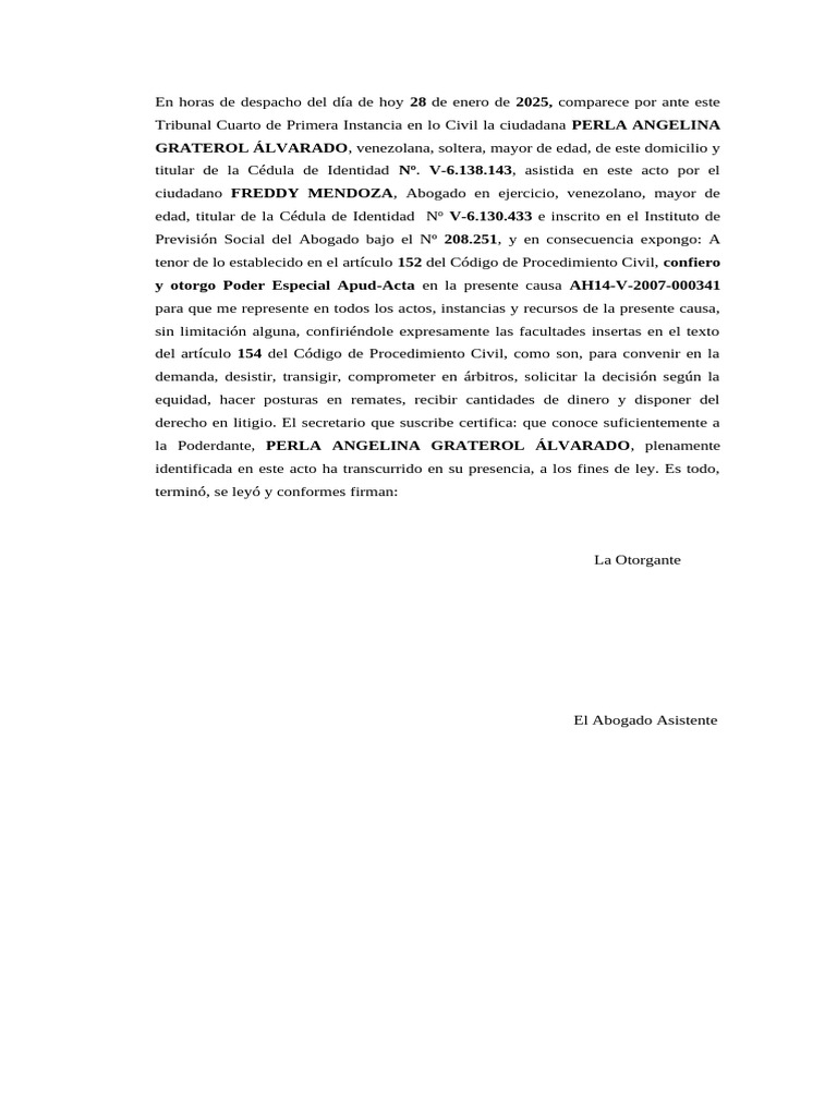 Poder Apud Acta | PDF