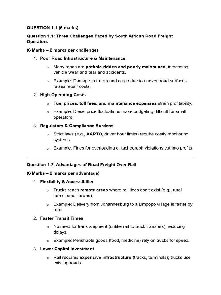 Freight Transport Management Assignment2 | PDF | Road | Rail Transport
