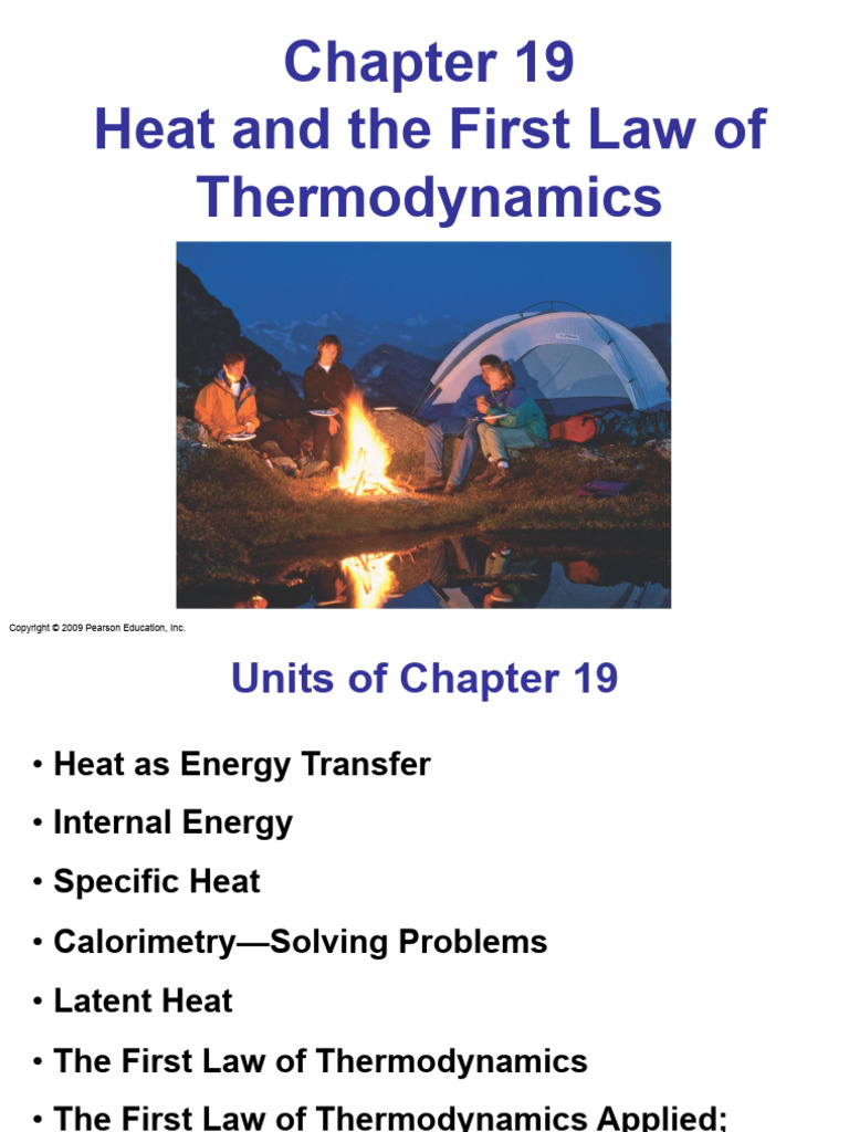 Heat and the First Law of Thermodynamics | PDF | Heat | Temperature