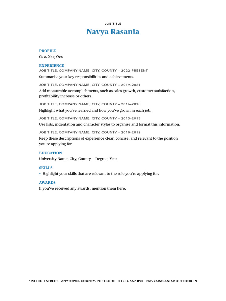 Cv Abhinav | PDF