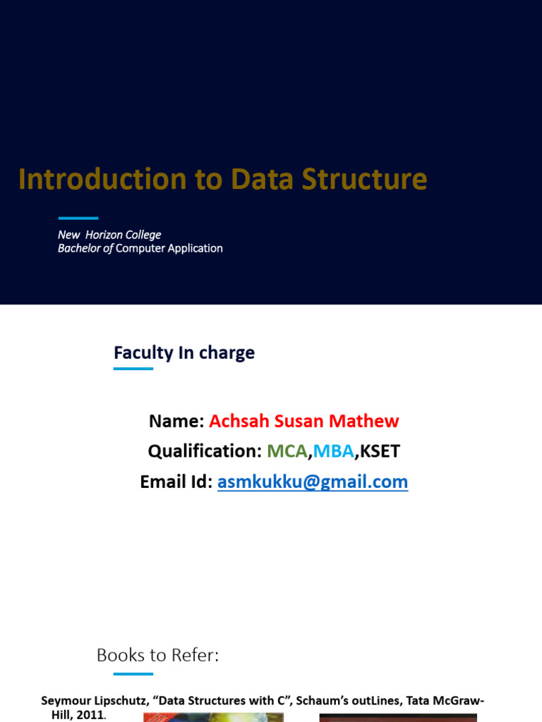 Data Structures UNIT-I Chapter1 Introduction To Data Structures | PDF ...