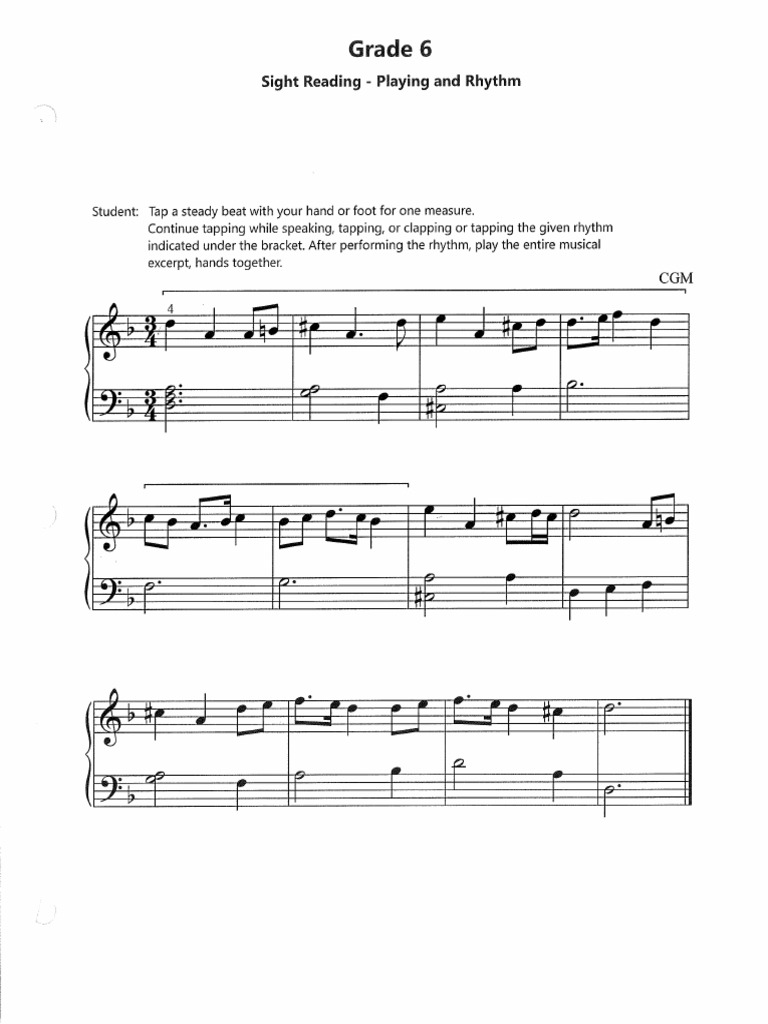 Sight Reading | PDF