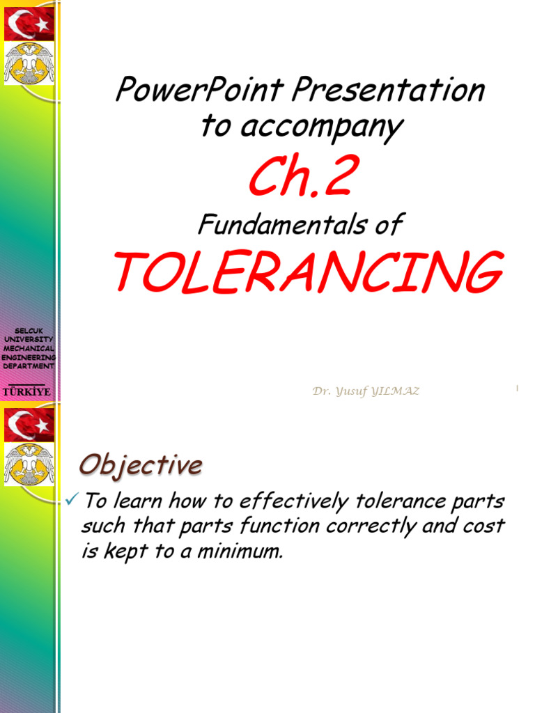 Chapter.2 - Tolerancing | PDF | Engineering Tolerance | Mechanical ...