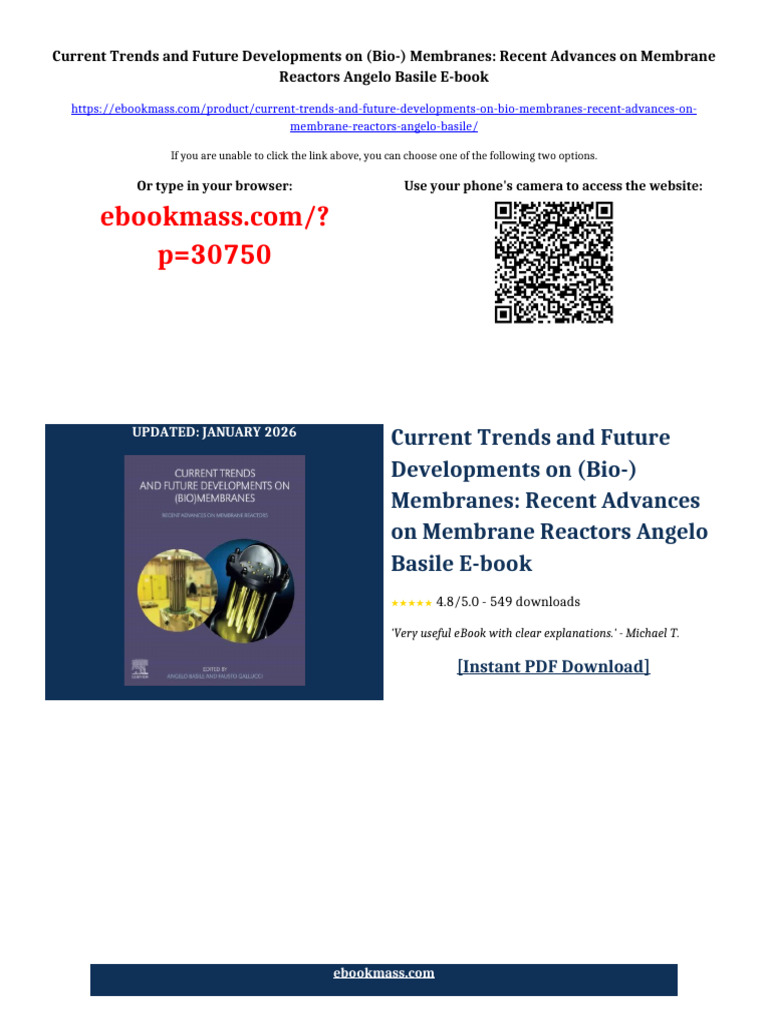 Current Trends and Future Developments On (Bio-) Membranes: Recent ...