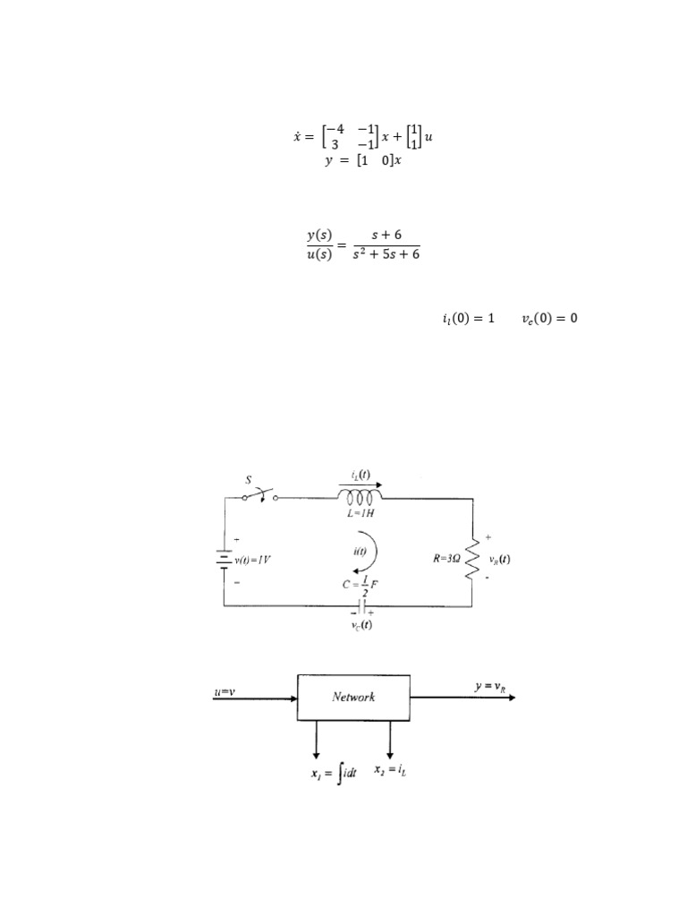 Modern Control System Worksheet | PDF | Mechanics | Mathematical Objects