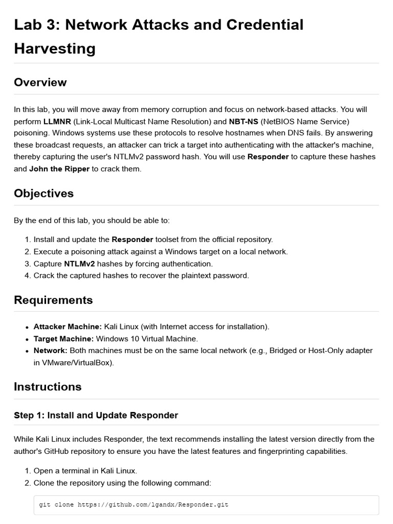 Lab 3 | PDF | Password | Command Line Interface